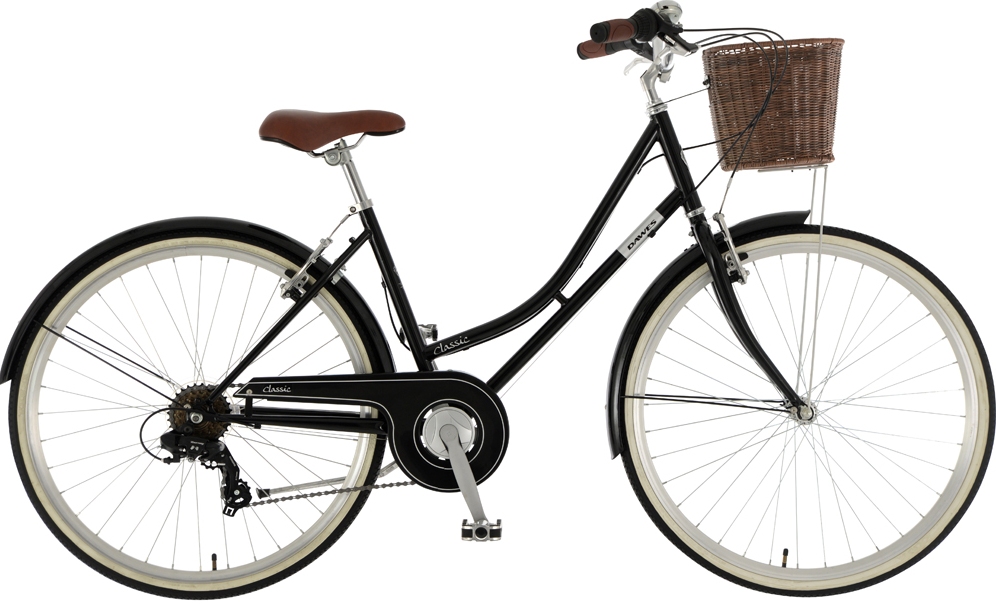 Ammaco Classique 26 Wheel Heritage Traditional Classic Ladies Lifestyle Bike /& Basket 16 Frame Dutch Style Olive